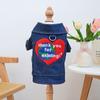 Petcircle Ropa para Mascotas Ropa para Perros y Gatos Elegante Linda Rockera Genial Colección de Mezclilla