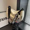 Bolsa Cruzada Impermeable de Tela Oxford de Gran Capacidad para Dumplings para Mujer, Nueva Versátil de Nicho Estilo Deportivo Casual, de Hombro, Moderna