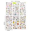 Papelaria criativa adesivos bonito conta de mão PVC transparente diário adesivos decorativos DIY álbum de fotos adesivos de desenhos animados atacado