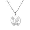 Colgante de acero de titanio con el número 7 de Ronaldo, collar para niño, estilo hip hop, regalo de recuerdo para su novio.