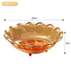 Frutero Giratorio de Alta Gama Lujo Ligero Alta Apariencia Plato de Postre Plato de Fruta Seca Mesa de Café Doméstica Plato de Bocadillos Bandeja de Almacenamiento