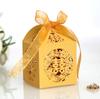 Caja de dulces de boda china con láser hueco de dragón y fénix, caja de dulces de boda, embalaje de cartón de boda, fábrica en stock, venta al por mayor