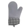 Guantes de silicona gruesos para horno anti-quemaduras suministros de cocina más algodón yeso guantes de silicona para aislamiento térmico de horno microondas venta al por mayor