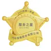 Insignia de hebilla magnética punto Medalla de Honor insignia metálica diseño de logo insignia de clase escolar pin de medalla conmemorativa