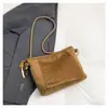 Bolso de Ante para Mujer de Invierno, Nuevo Estilo Coreano, Estilo Perezoso, Bolso de Hombro de Gran Capacidad para Viajes, Bolso de Mujer, Lujo de Gama Alta y Accesible