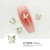 Acessórios de Nail Art Borboleta Mistos Estilo Novo Celebridade da Internet Inspirado no Ins, Formas Tridimensionais Grandes e Pequenas, Acessórios de Decoração de Unhas DIY