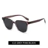 Nuevas Gafas de Sol de Alta Gama para Mujer en Stock, Gafas de Sol de Moda Estilo Callejero, Polarizadas Anti-UV Tr UV400