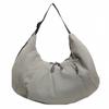 Bolso de Mano Casual Nuevo Ligero de Gran Capacidad Celebridad de Internet Nicho LU Mismo Estilo LU Bolso de Vaca Impermeable Bolsa de Yoga Bajo el Brazo