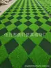 Césped Artificial Patrón Césped Sintético Patrón Geométrico Alfombra de Hierba Artificial Decoración de Paisaje Interior