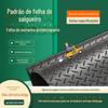 Tapete de Borracha Preto 3mm/5mm Padrão Folha de Salgueiro Folha de Borracha Isolante Antiderrapante Padrão Folha de Salgueiro Folha de Borracha Padrão Folha de Salgueiro