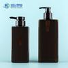 Frasco Quadrado para Pet Personalizado de Fábrica Frasco Quadrado Plano Frasco para Loção Desinfetante para Mãos Shampoo Cosméticos Viagem Frasco Refil