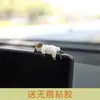 Decoração de Painel de Carro Mini Gato Gato Preguiçoso Decoração de Tela Boneca Deitada no Espelho Retrovisor Enfeite de Carro