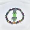 Pulseira Koi Vermelho Romã Feminina Nicho Ano do Zodíaco Koi Pousando Pulseira de Turmalina Presente de Dia dos Namorados Chinês para Namorada