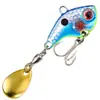 Isca Artificial Mini Big River Running Vib Costas Finas Pequena Isca Cyclone Submersível Vip Swing Conjunto de Iscas de Paetês