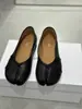 Piel de Cordero Súper Suave 2026 Nuevos Zapatos Planos Mary Janes de Punta Dividida para Mujer Mocasines de Pie de Cerdo