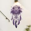 Nuevo Atrapasueños Artístico FX-E314 Morado Sueño Pluma Decoración de Pared de Fondo para Dormitorio Sala de Estar Pegatina de Pared Venta al por Mayor