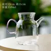 Tetera de Vidrio de Borosilicato Alto con Infusor para Té Verde Tetera con Filtro Juego de Té Kung Fu Té de Flores Tetera para Infusión en Frío Tetera de una Sola Pieza