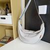Bolso Cruzado para Mujer 2026 Nuevo Bolso Tipo Dumpling de Gran Capacidad para Estudiantes Universitarios, Estilo Grande para Hombres y Parejas, Mochila Casual Ligera de Color Sólido