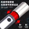 Viagem Branco Laser Telescópico Zoom com Luz Lateral Multifuncional Ao Ar Livre Acampamento Exposto Portátil Gancho Remoto Lanterna