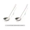 Colher de Sopa Aço Inoxidável 304 Colher Adulto Para Beber Sopa Cabo Longo Espessado Cozinha Colher Para Temperos Mingau Colher Grande