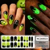 Pegatinas luminosas para uñas de gel transfronterizas, impermeables y de larga duración, pegatinas para uñas semi-curadas de dibujos animados de Halloween europeas y americanas, NAIL personalizado