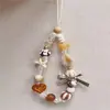 Pulsera metálica con lazo grande nueva linda cadena para teléfono móvil colgante de cordón de cuentas diy ccd colgante de cámara anti-pérdida