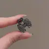 Pinza de Garra Pequeña y Exquisita con Pedrería de Estrellas de Cinco Puntas Mini, Pinza para Flequillo, Pinza Lateral, Pasador de Princesa, Pequeño Accesorio para el Cabello para Mujeres