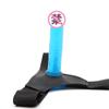 Dildo Portátil para Mujeres, Juguete de Pantalones de Cuero Portátiles, Pantalones Portátiles Lesbiana 4I Dildo Erótico Sm para Adultos