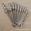 Rebites Cegos Tipo Tambor Duplo de Aço Inoxidável 316L Rebites de Cabeça Arredonda Duplo Tambor Totalmente em Aço Inoxidável 304 Rebites Multi-Fio Multi-Tambor