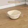 Lavabo Doméstico de Plástico Grueso Lavabo de Gran Tamaño Lavandería de Dormitorio Estudiantil Lavabo Pequeño de Alto Valor para Lavar Pies