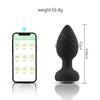 Control remoto de doble forma APP vibración tapón anal femenino diversión tapón anal esposo y esposa vibración juguetes pequeños suministros para adultos fabricantes lote