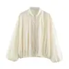 Roupas femininas europeias e americanas transfronteiriças, best-seller do AliExpress, jaqueta bomber plissada casual da moda estilo francês