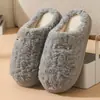 26 nuevas pantuflas de algodón de invierno cómodas de estilo casero, de colores caramelo, con etiqueta, para hombre y mujer, pantuflas de algodón cálidas para parejas, venta al por mayor