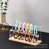 Suporte Exibidor de Pulseiras em Acrílico Multicamadas e Madeira Maciça, Rack de Armazenamento de Pulseiras, Suporte de Exibição para Transmissão ao Vivo em Lojas de Joias, Atacado de Fabricante