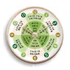 Reloj de Pared de Conocimiento de Salud para Control de Tiempo de Medicina Tradicional China Belleza Tradicional y Tienda de Terapia de Pies Reloj de Cuarzo Silencioso Reloj de Salud de Medicina Tradicional China
