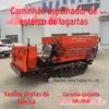 Fabricante personalizado espalhador de esterco agrícola totalmente automático de três rodas montado em trator espalhador de fertilizantes sobre esteiras espalhador de esterco sobre esteiras