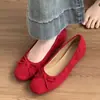Promoção Quente Versátil Estilo Francês Sapatos Femininos 2026 Novo Outono Elegante Sapatilhas Temperamento Sapatilhas de Início de Outono para Mulheres