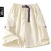 Shorts Casuais Enbu para Trabalho ao Ar Livre, Novo Estilo de Verão, Shorts Funcionais de Cinco Pontos Estilo Americano Casual, Shorts Esportivos Versáteis