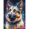 Pintura de Diamantes 5D de Comercio Exterior Llena de Diamantes, Nueva Serie Colorida de Animales, Pintura Decorativa para Sala de Estar y Dormitorio, Pintura de Diamantes Hecha a Mano DIY