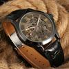 Reloj mecánico automático T-WINNER Victor 132 para hombre con fondo romano hueco al por mayor