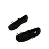 Zapatos Mary Jane estilo francés con lazo para mujer, nueva moda de otoño 2026, perfectos con vestidos, con tacón oculto, zapatillas de ballet
