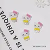 Nuevos Accesorios de Dibujos Animados de Resina Transparente Hielo 3D para Uñas DIY Pegamento de Crema Decoración de Funda de Teléfono Gatito Venta al por Mayor Gato Kt