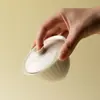 Tazón de té rayado hecho a mano de alta gama de Jingdezhen con esmalte fino de ceniza de hierba, adecuado para el juego de té Kung Fu para uso doméstico