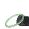 Pulsera de Jade Natural Tipo Hielo, Pulsera de Ágata Semi-Agua Semi-Tierra para Mujeres, Pulsera de Jade Transparente Tipo Hielo Semi-Agua Semi-Tierra, Calcedonia Tipo Hielo Regalo para Novia