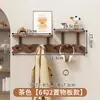 Colgador de Pared, Gancho para Puerta sin Taladro, Colgador de Abrigos para Entrada de Dormitorio, Estante de Almacenamiento