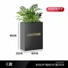 Grades de Aço Inoxidável para Floreiras Externas, Divisórias de Ferro Forjado para Cercas, Conjuntos de Bancos para Pátio, Vasos de Flores e Suportes para Plantas para Varandas Residenciais