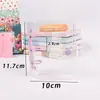 Álbum de fotos de estrella de 3 pulgadas cuaderno de hojas sueltas de PVC transparente 3 agujeros mini espiral de hojas sueltas diario de mano al por mayor