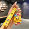 Llavero de Dibujos Animados Bob Esponja y Patricio Estrella Llavero Lindo Colgante para Llave de Coche Bolso de Escuela Regalo Pequeño