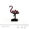 Ornamento de Flamingo de Luxo Leve Nórdico Decoração de Sala de Estar Gabinete de TV Ornamento Criativo de Alto Padrão para Sala Modelo