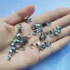 Placa de hierro engrosada hebilla de melón tamaño múltiple hebilla colgante abierta accesorios para joyería diy hebilla colgante para collar venta al por mayor
